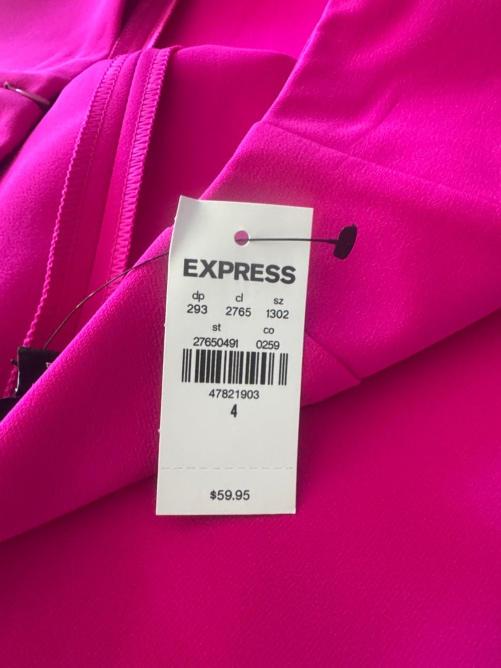 Women’s express editor hot pink skort brand new with tag size 4 - Picture 9 of 10